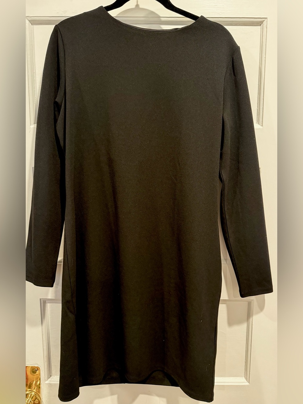 H&M back cut out long sleeve dress